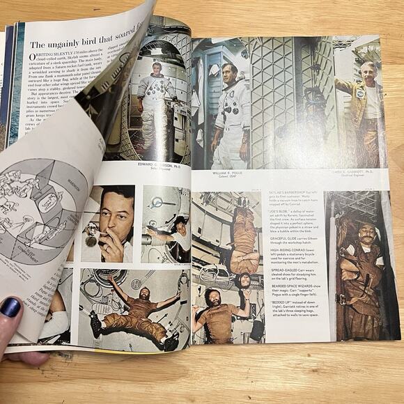 Vintage National Geographic October 1974 Skylab Big Thicket Plankton Bhutan Atka - Picture 2 of 10